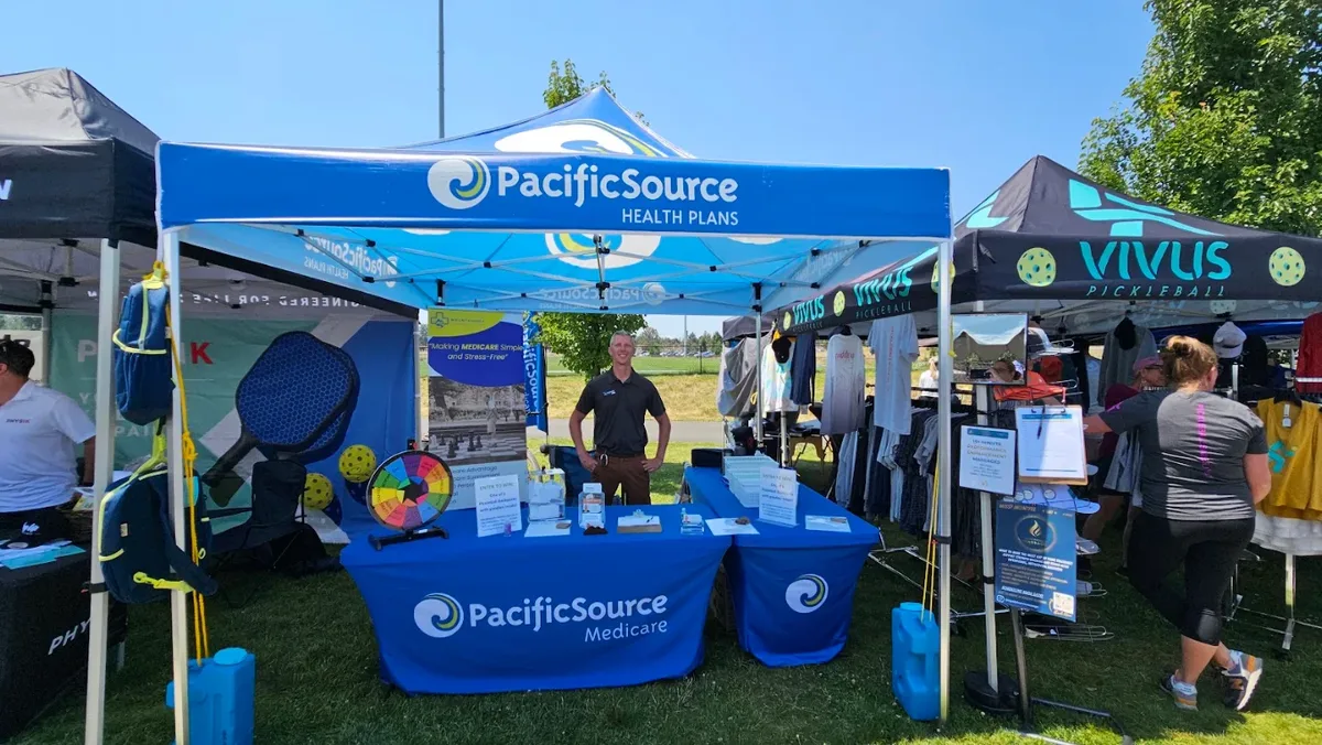 Jesse Zimmerman at a local Medicare education event in Bend, Oregon